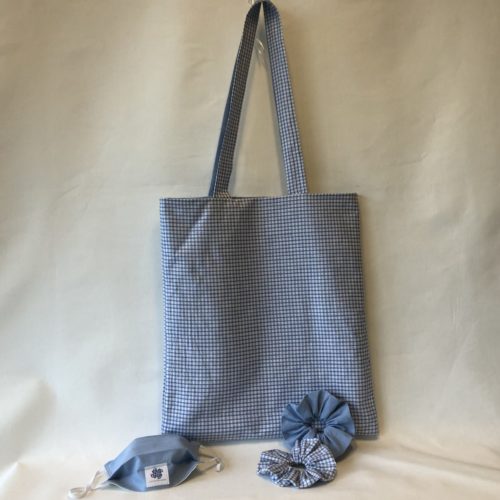 Tote Bag Vichy-Blue