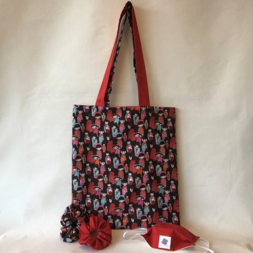 Tote Bag Kokeshi