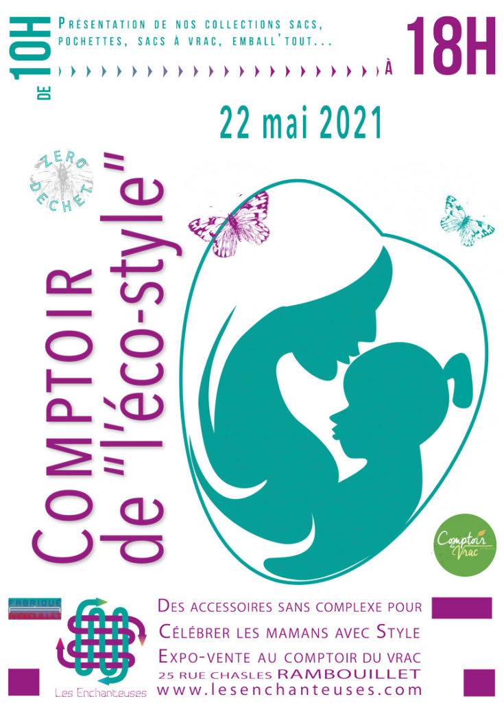 Affiche comptoir du vrac fete des meres - Les enchanteuses