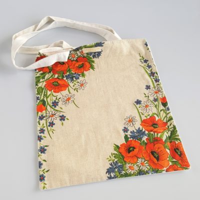 tote bag coquelicots