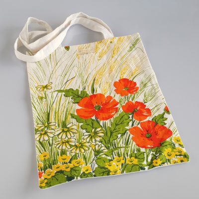 tote bag coquelicots